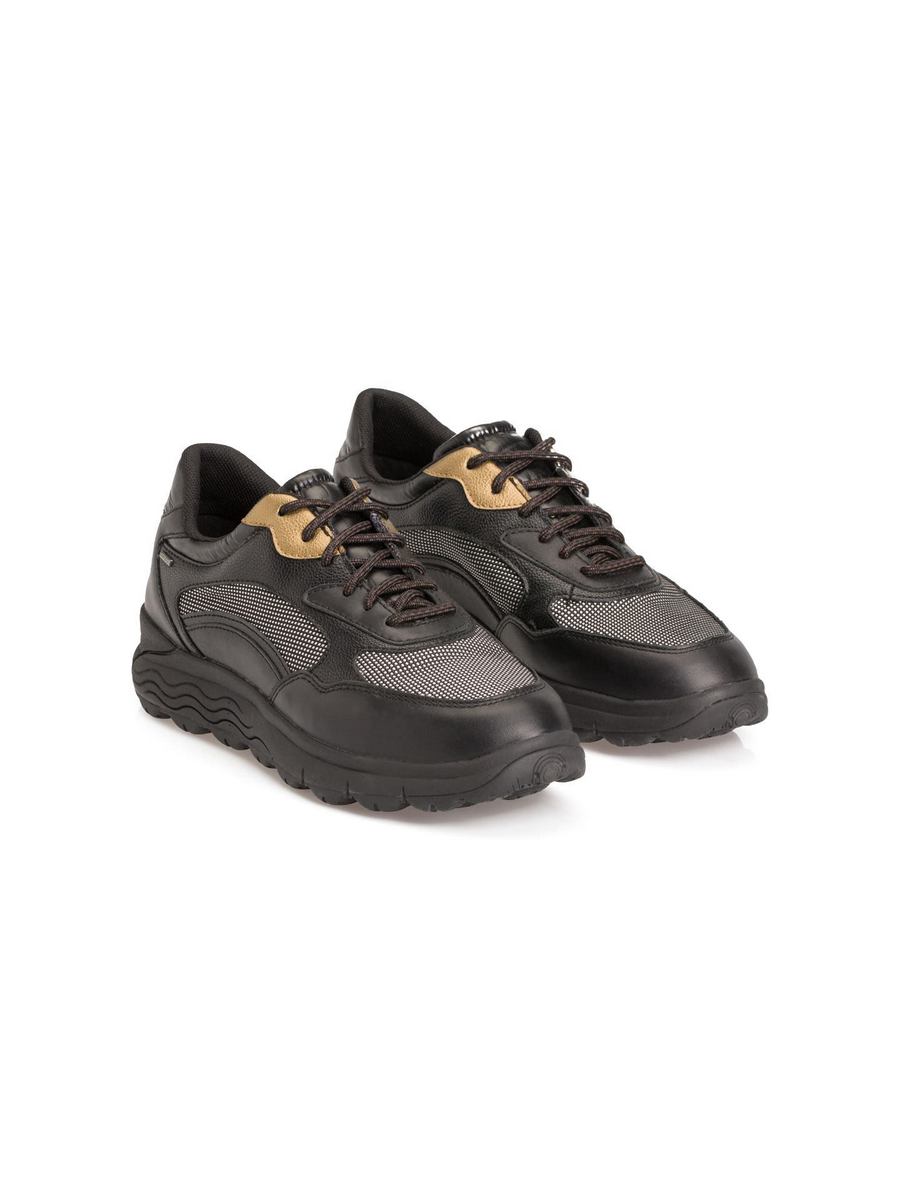 

Кроссовки женские GEOX 1392186 черные 36 EU, Черный, 001392186