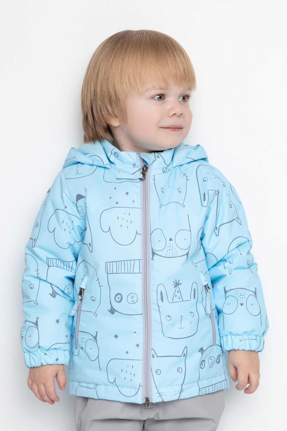 Куртка детская CROCKID 1 B JKT 009.1, голубой, 80