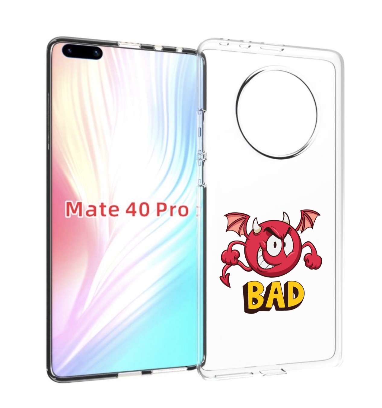 

Чехол MyPads плохой для Huawei Mate 40 Pro (NOH-NX9), Прозрачный, Tocco