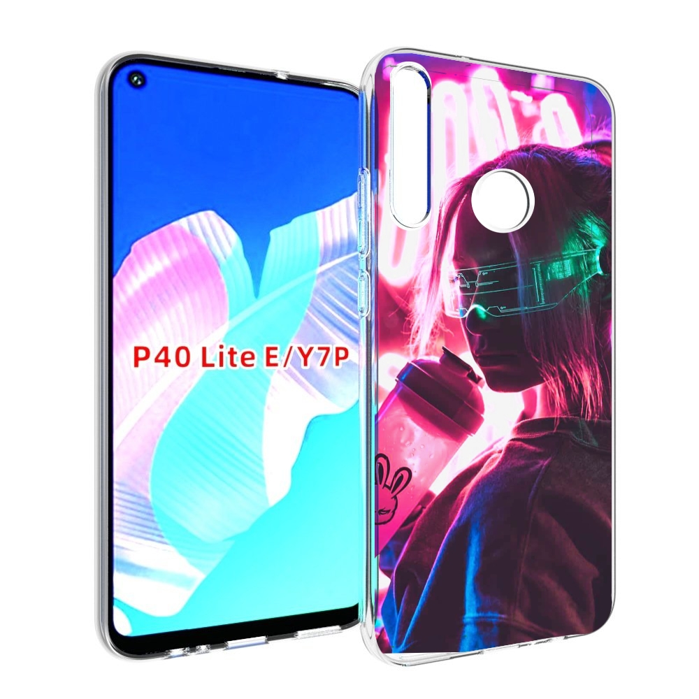 

Чехол бампер MyPads девушка неоновый фон женский для Huawei P40, Прозрачный, Tocco