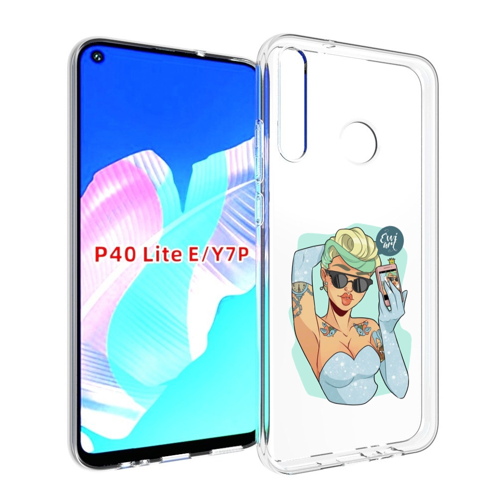 

Чехол бампер MyPads девушка с короткой стрижкой женский для Huaw, Прозрачный, Tocco