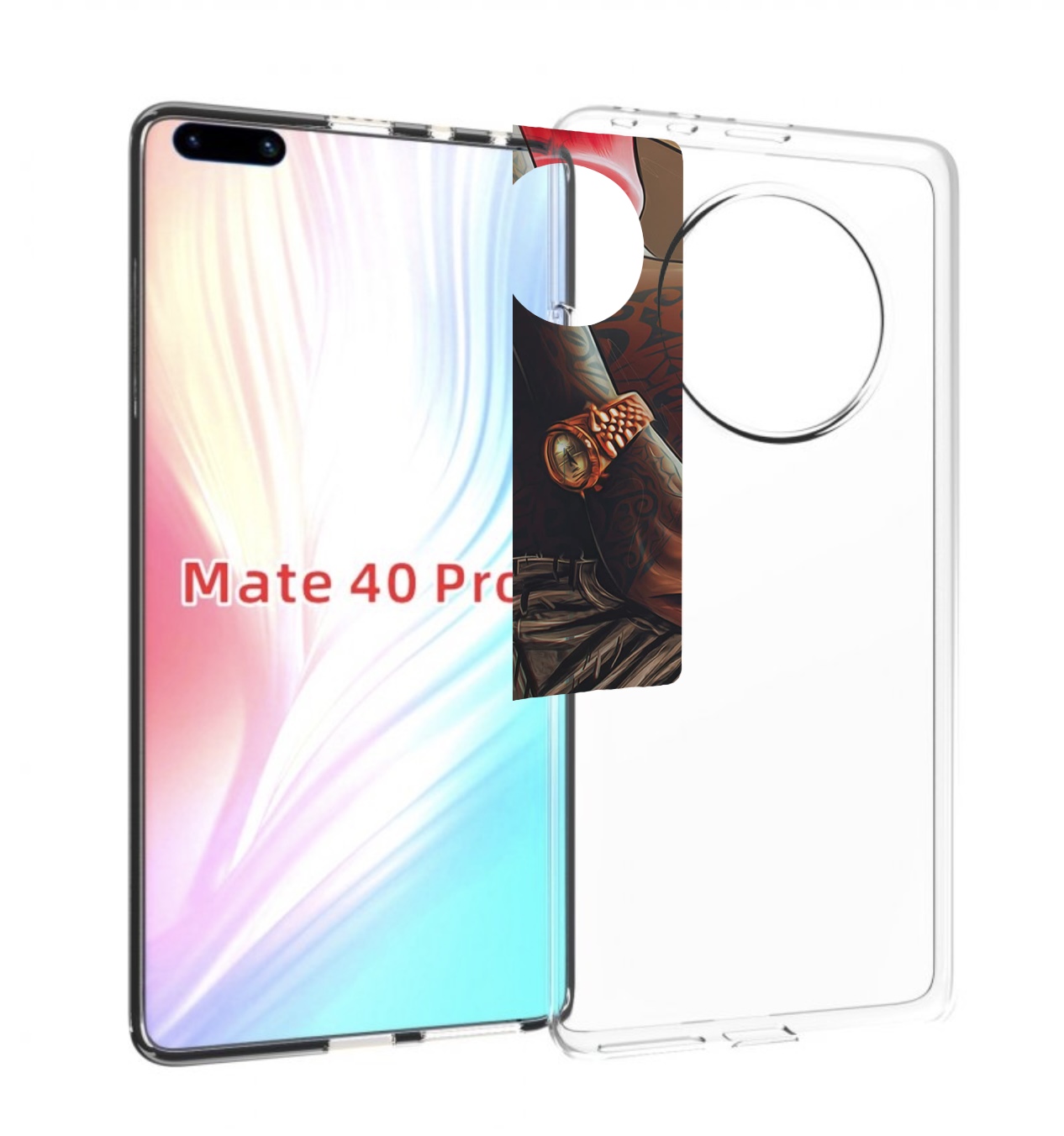 

Чехол MyPads полуголая девушка фотография женский для Huawei Mate 40 Pro (NOH-NX9), Прозрачный, Tocco