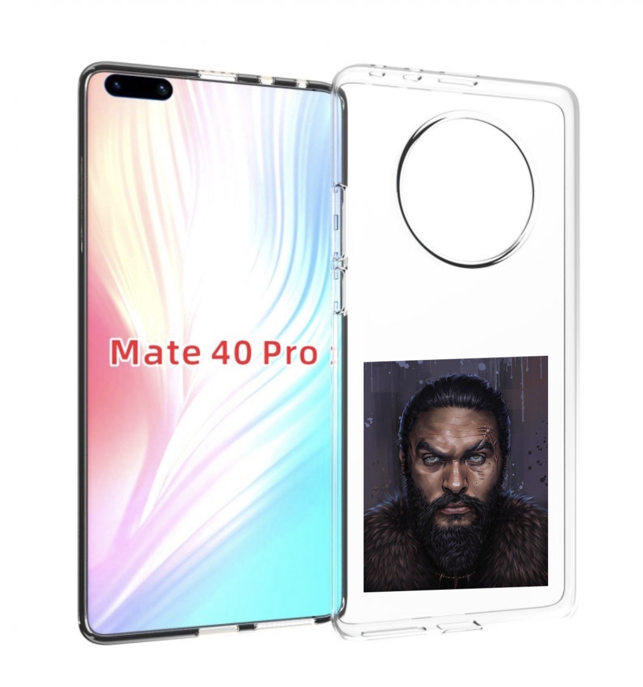 Чехол MyPads портрет-императора для Huawei Mate 40 Pro (NOH-NX9)