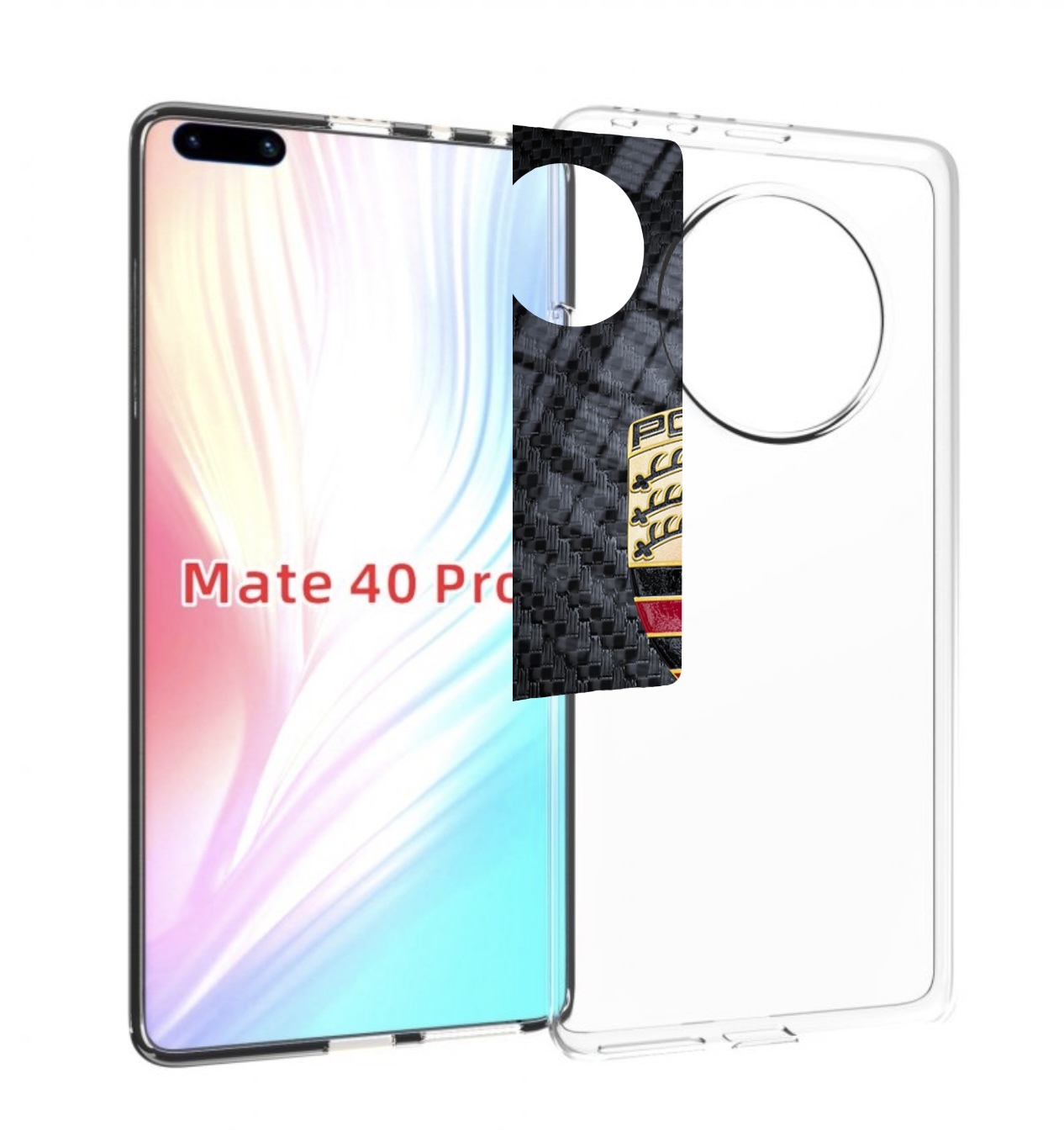 

Чехол Mypads Porsche 3 Мужской Для Huawei Mate 40 Pro (Noh-Nx9), Прозрачный, Tocco