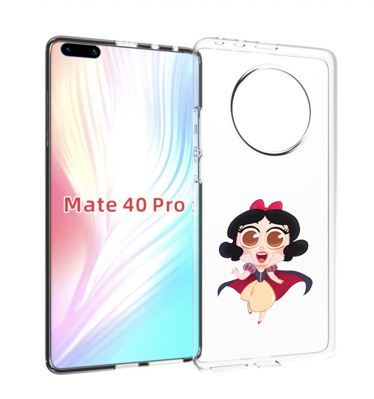 

Чехол MyPads принцеска-нарисованная женский для Huawei Mate 40 Pro (NOH-NX9), Прозрачный, Tocco