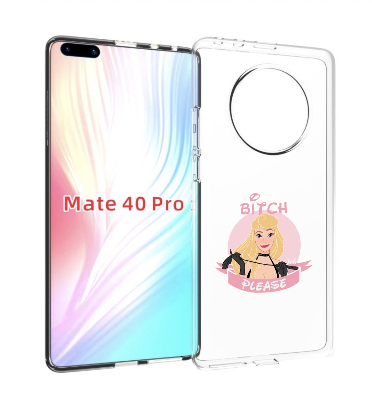 

Чехол MyPads принцесса-аврора женский для Huawei Mate 40 Pro (NOH-NX9), Прозрачный, Tocco