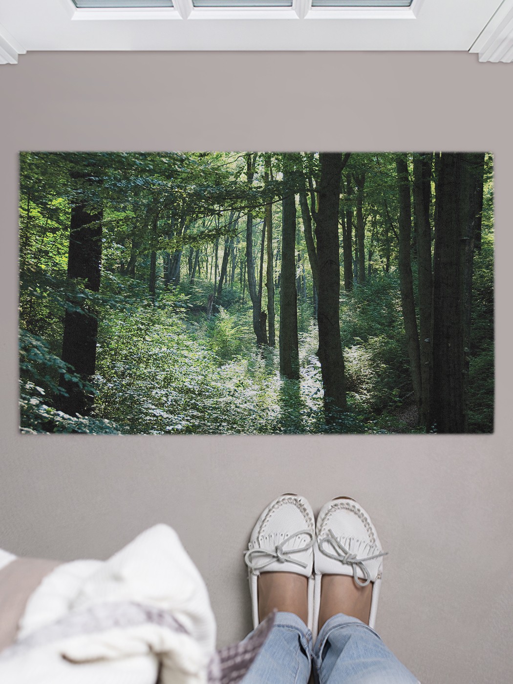 

Придверный коврик в прихожую для обуви, на резиновой основе, 75x45 см door_88260 JoyArty