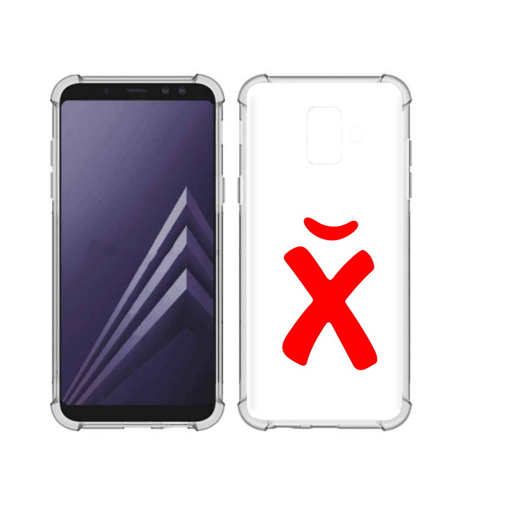 Чехол MyPads Tocco для Samsung Galaxy A6 (2018) абстракция буква х (PT111558.582.209)