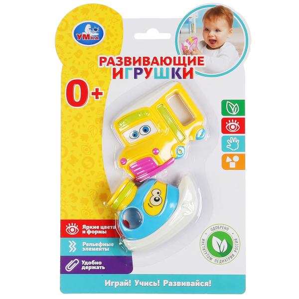 

Развивающие игрушки кораблик и автобусик блист Умка