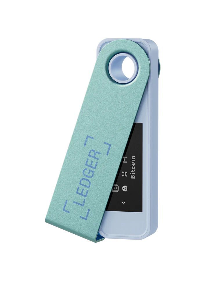 Аппаратный холодный кошелек HWW Ledger Nano S PLUS USB-C Pastel Green