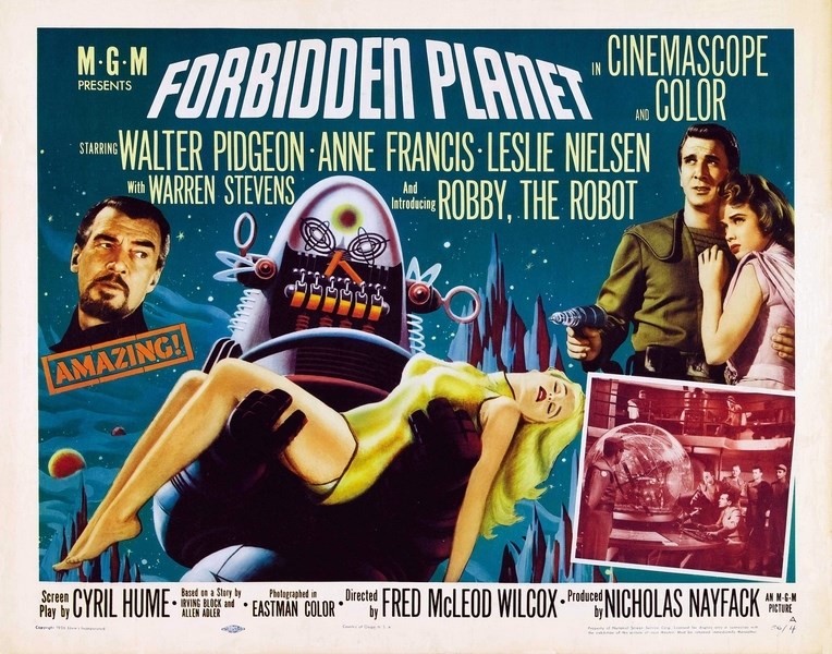 

Постер к фильму "Запретная планета" (Forbidden Planet) 50x70 см