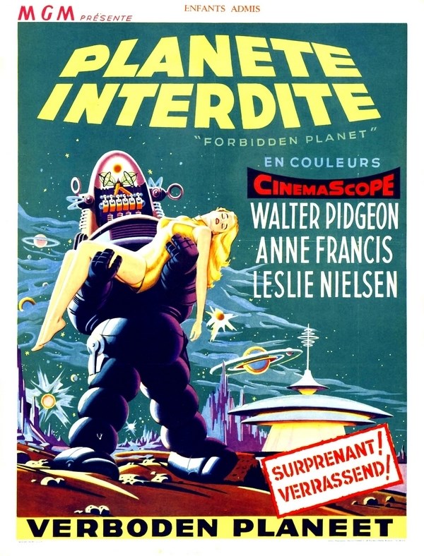 

Постер к фильму "Запретная планета" (Forbidden Planet) Оригинальный 55,9x71,1 см