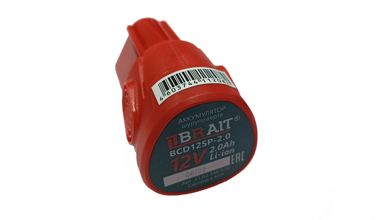 Аккумулятор для шуруповерта BRAIT BCD 12SP аккумулятор zinchu для шуруповерта metabo bs18 18в 5ач li ion