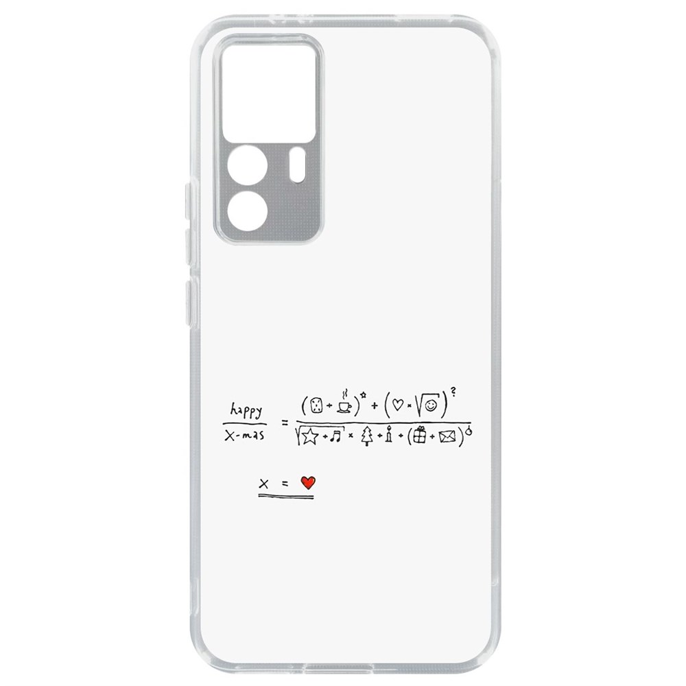 

Чехол-накладка Кейс Праздничная формула для Xiaomi 12T, Прозрачный