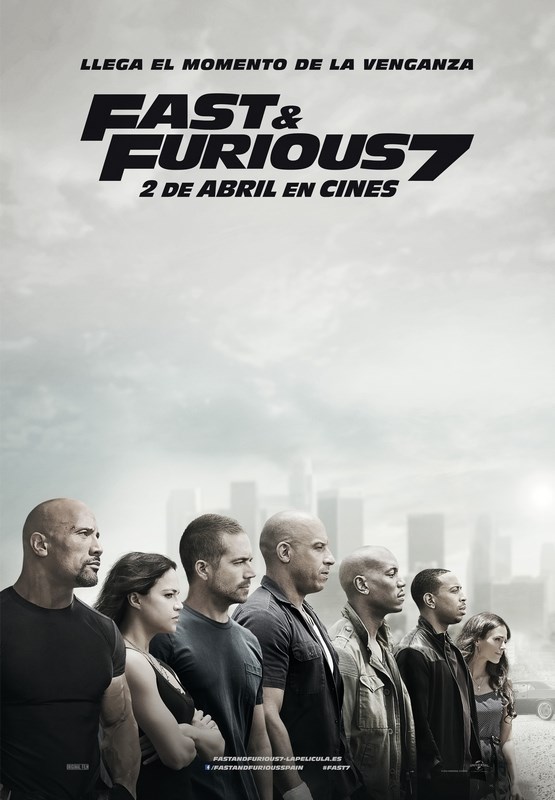 

Постер к фильму "Форсаж 7" (Furious Seven) 50x70 см