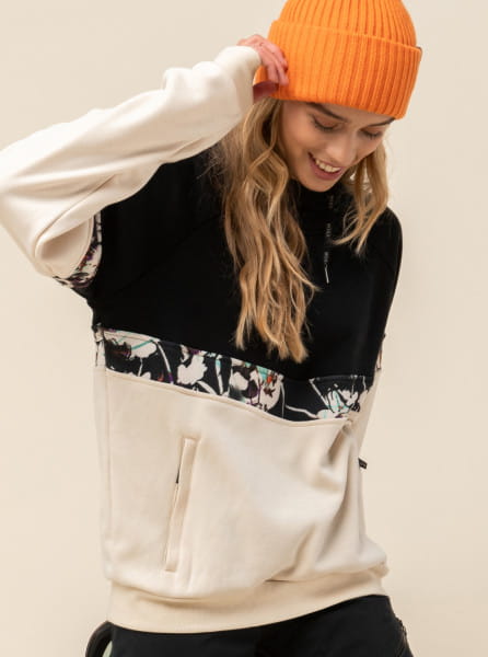 

Худи женское Roxy ERJFT04403 черное 34, ERJFT04403