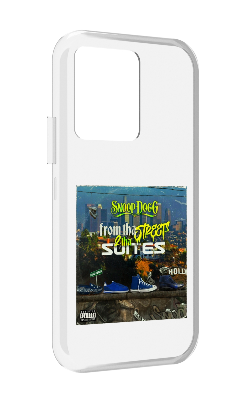 

Чехол MyPads Snoop Dogg FROM THE STREET 2 THA SUITES для Vivo iQOO 10, Прозрачный, Tocco