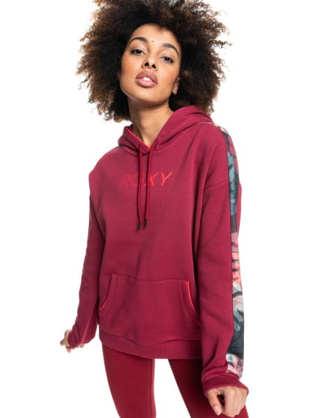 

Худи женское Roxy ERJFT04457 бордовое 34, ERJFT04457