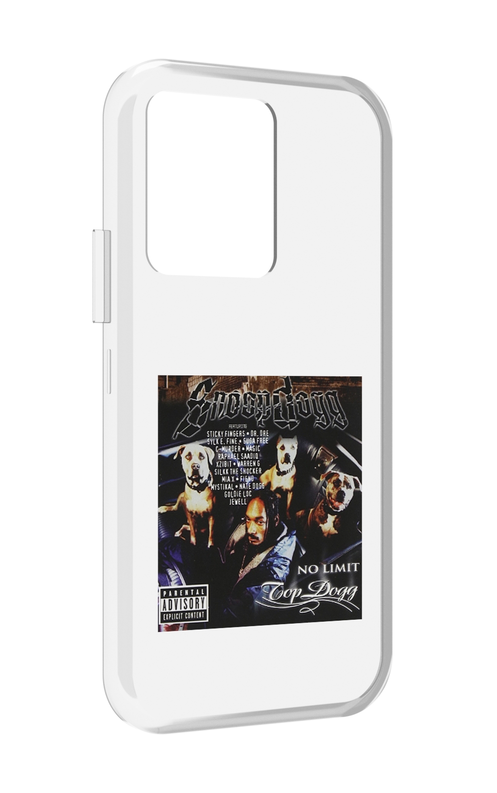 

Чехол MyPads Snoop Dogg NO LIMIT TOP DOGG для Vivo iQOO 10, Прозрачный, Tocco