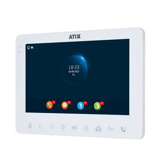 Видеодомофон ATIX AT-I-M711F/T White