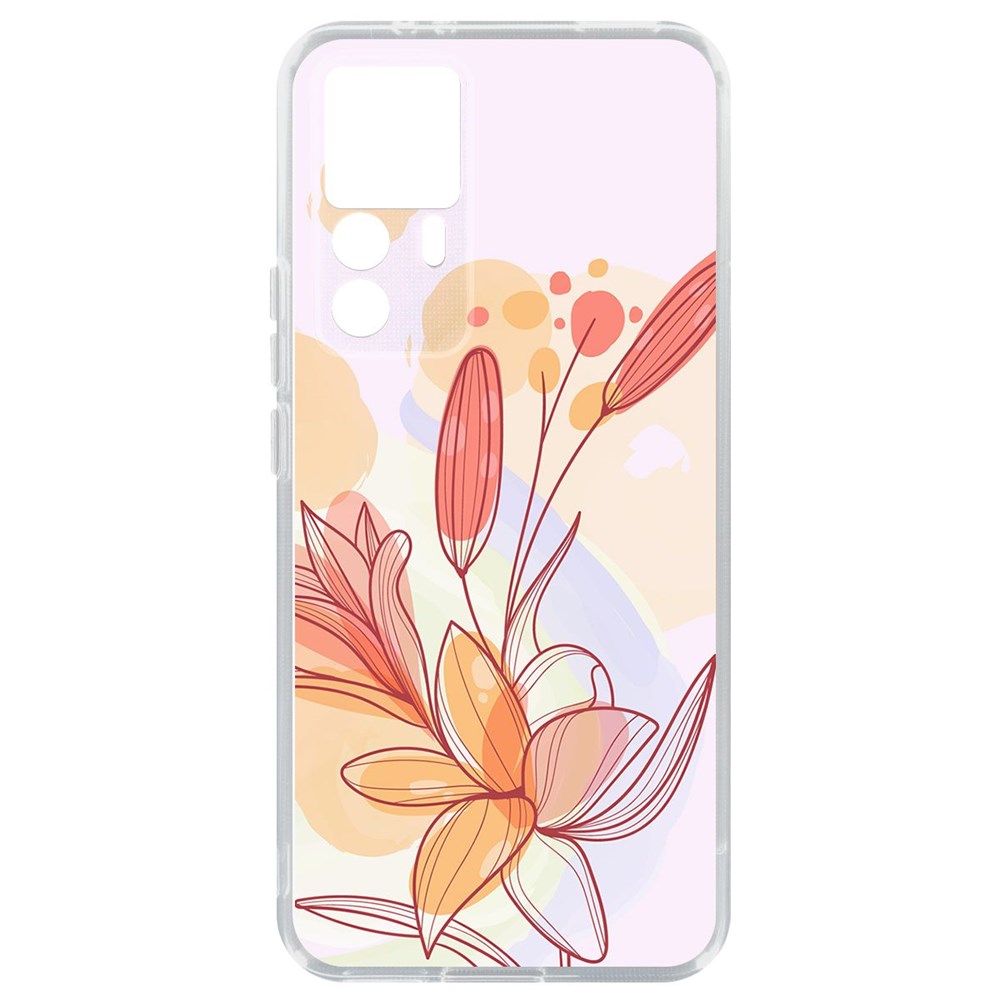 

Чехол-накладка Кейс Фантазия для Xiaomi 12T, Прозрачный