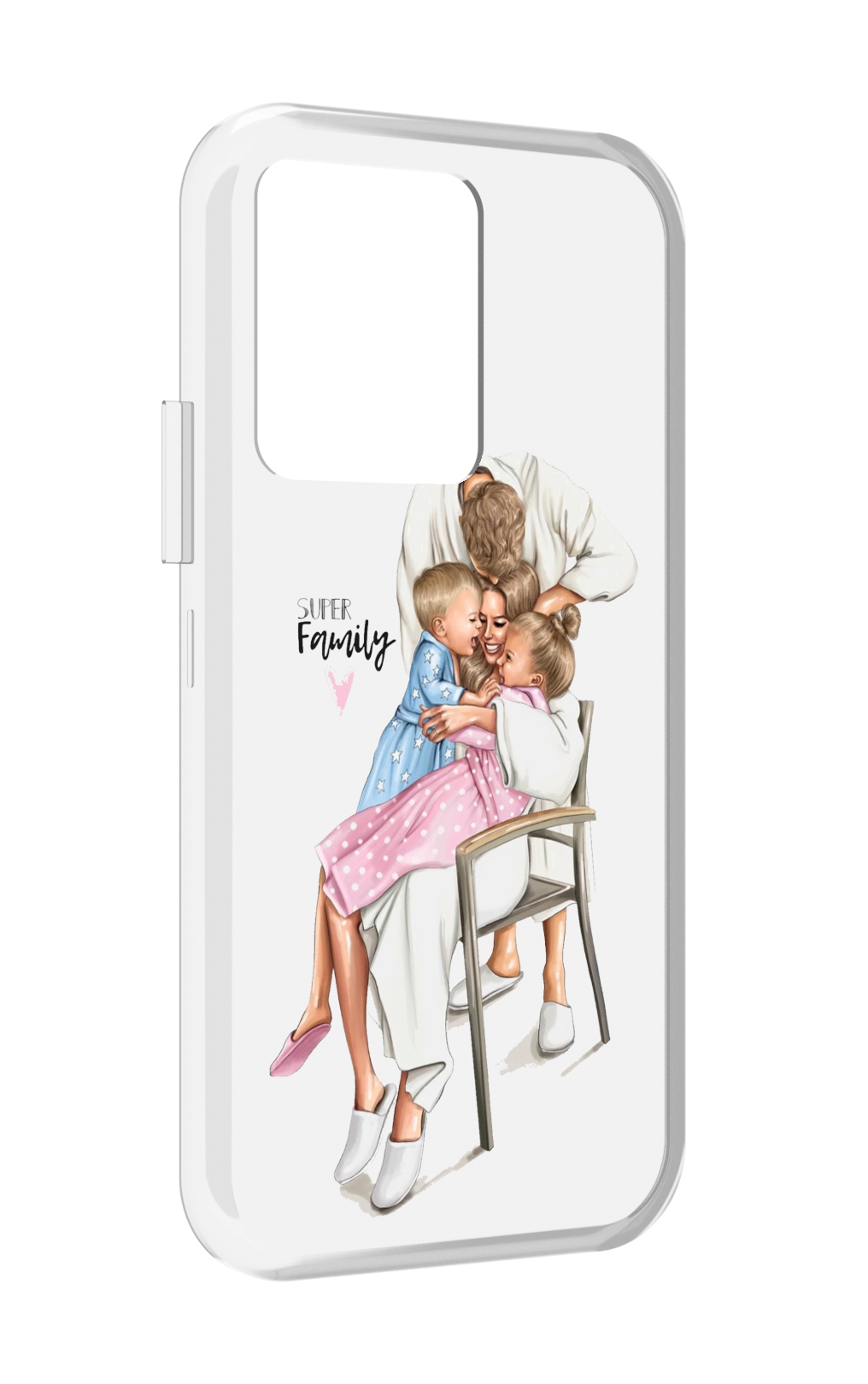 

Чехол MyPads Super-family для Vivo iQOO 10, Прозрачный, Tocco