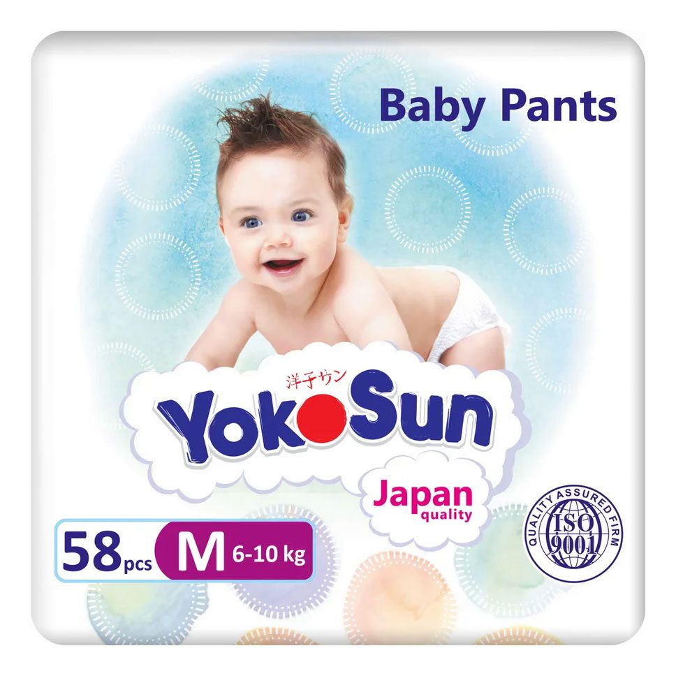 Подгузники-трусики YokoSun M 6-10 кг 58 шт 1323₽