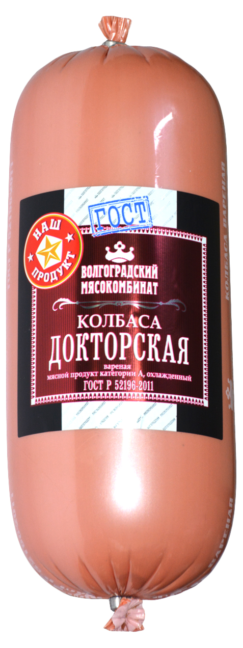 

Колбаса Волгоградский мясокомбинат Докторская вареная