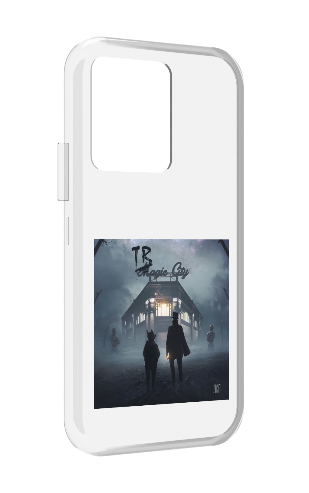 

Чехол MyPads Tragic City ЛСП для Vivo iQOO 10, Прозрачный, Tocco