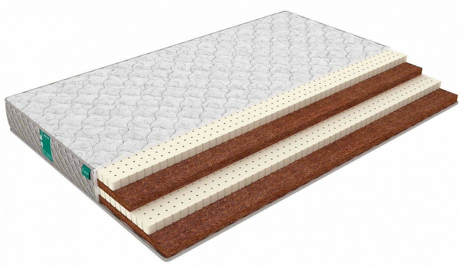 

Матрас Sleeptek Total Latex Cocos 12 Mix 105x205, Total Latex Cocos 12 Mix