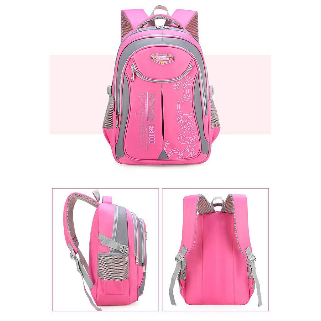 Детский рюкзак, Fanrong, 3 отделения, розовый (564164573534)