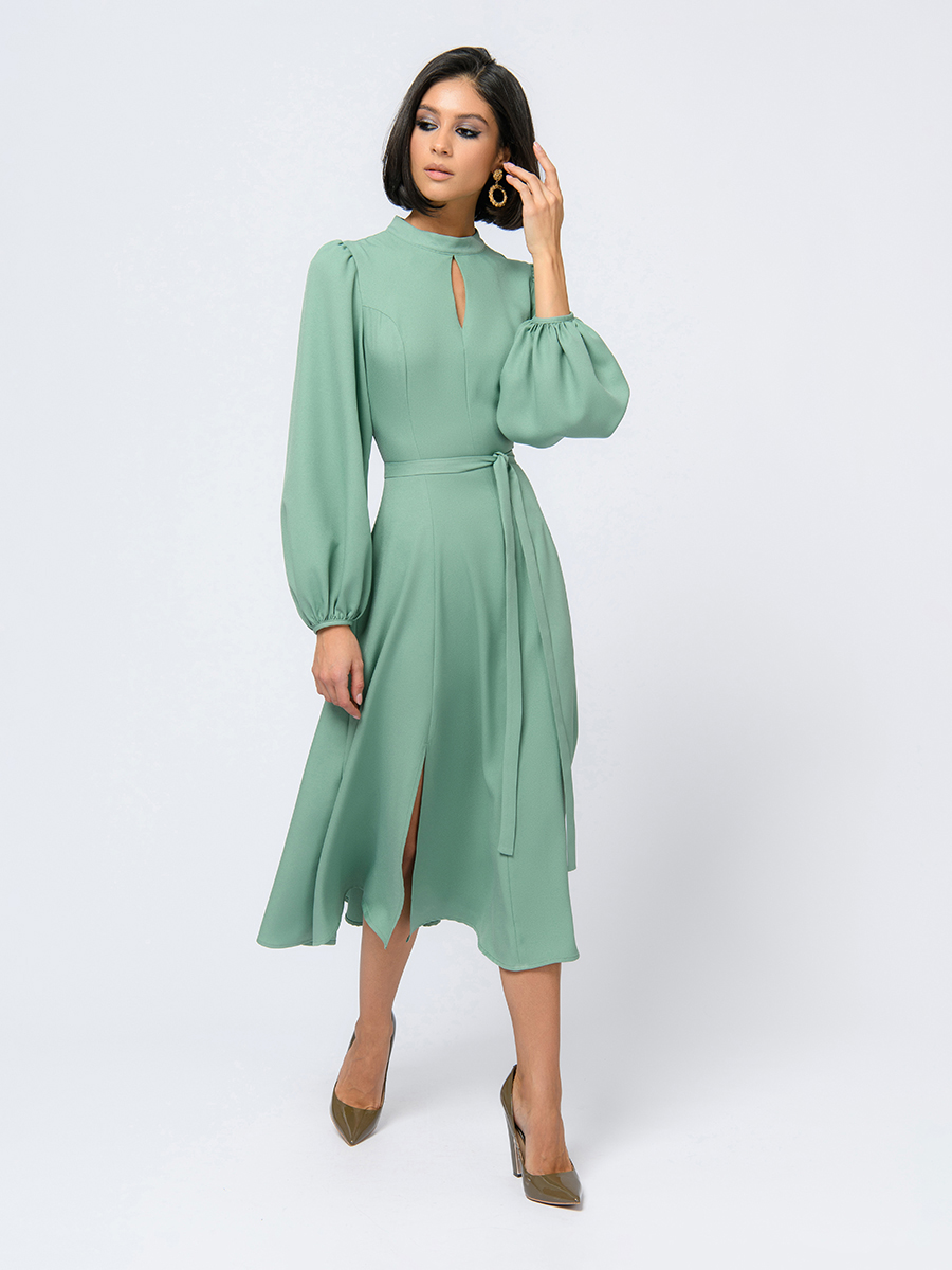 

Платье женское 1001dress 102372 зеленое 48 RU, Зеленый, 0102372