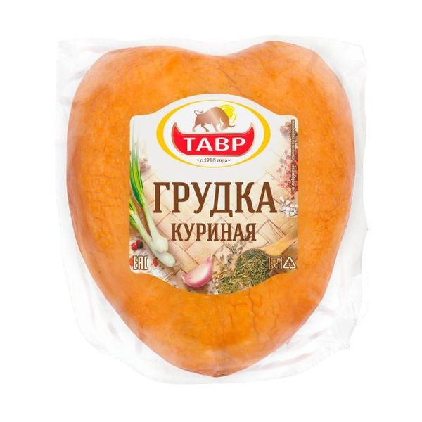 

Грудка куриная Тавр Царство вкуса копчено-вареная
