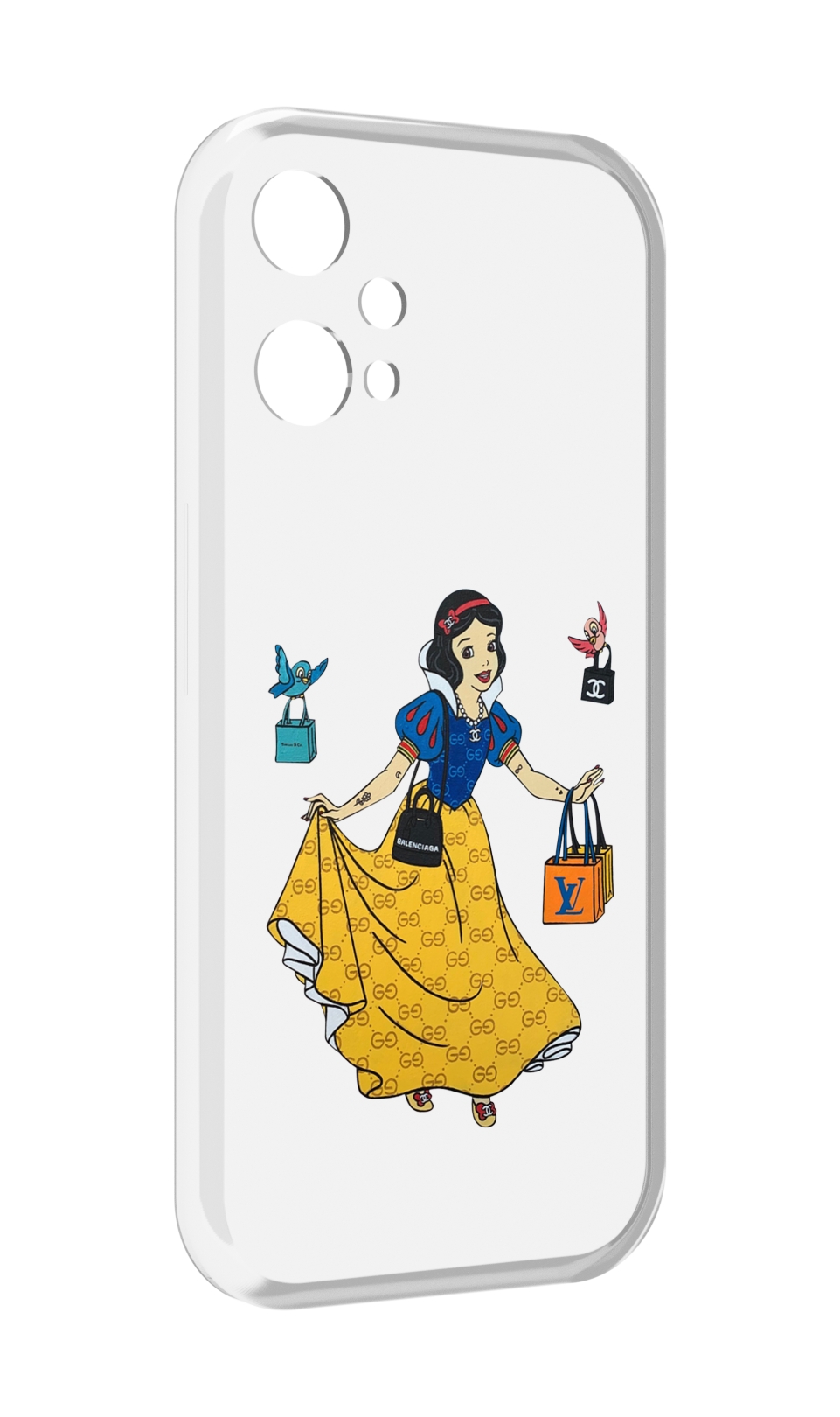 

Чехол MyPads модная-принцесса женский для OnePlus Nord CE 2 Lite 5G, Прозрачный, Tocco