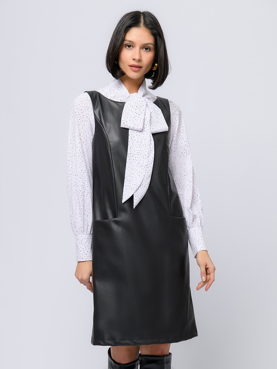 

Платье женское 1001dress 103108 черное 56 RU, Черный, 0103108