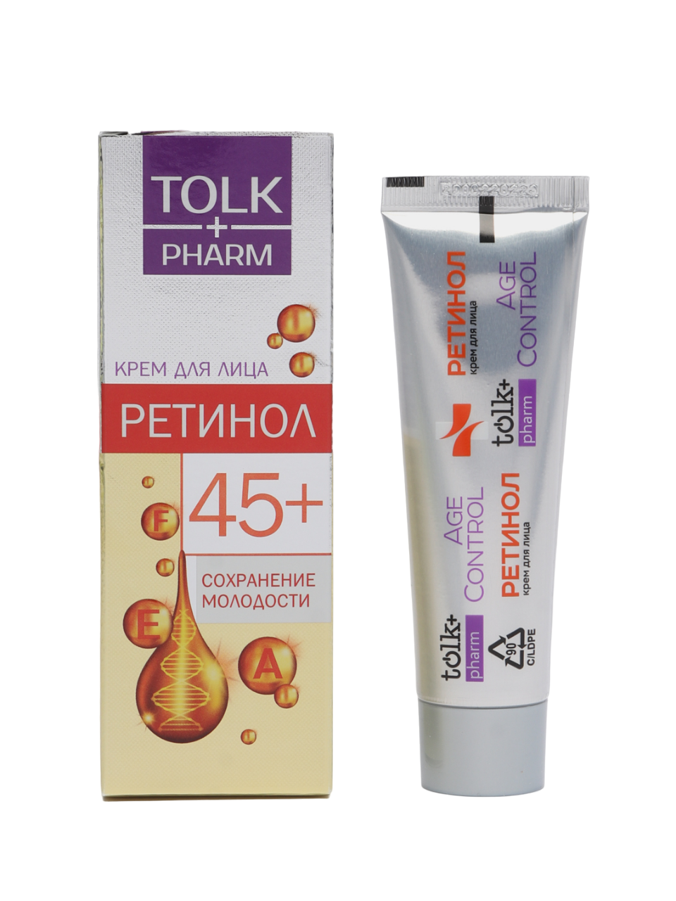 Крем для лица TOLK pharm Ретинол 40 мл 142₽