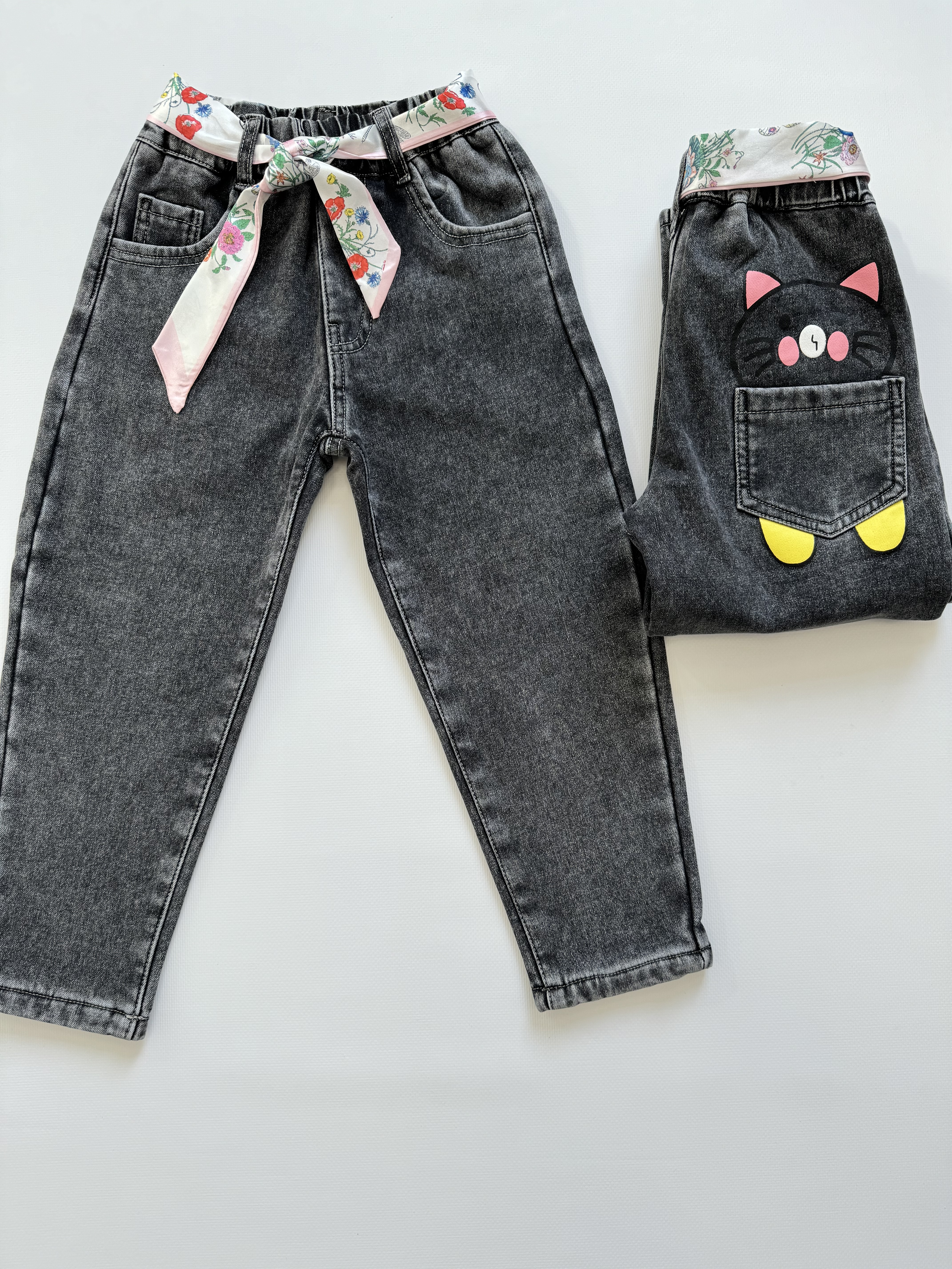 Джинсы детские Charos DF8090 серый, 110