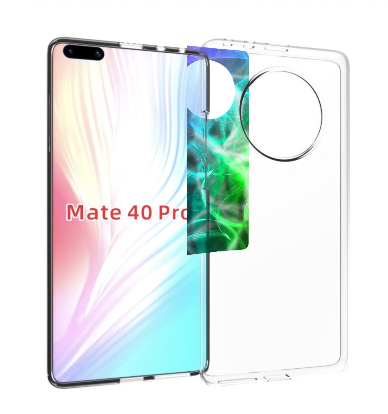 

Чехол MyPads разноцветная-абстракция-линиями для Huawei Mate 40 Pro (NOH-NX9), Прозрачный, Tocco
