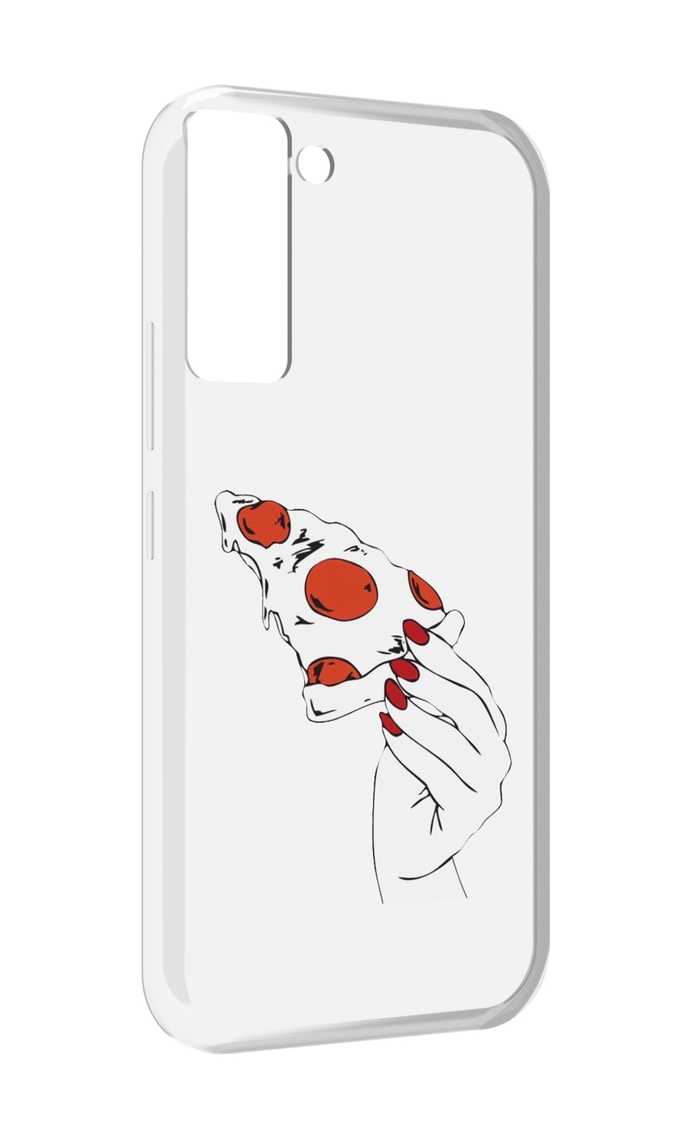 

Чехол MyPads белая-пицца для Tecno Pop 5 LTE / Pop 5 Pro, Прозрачный, Tocco