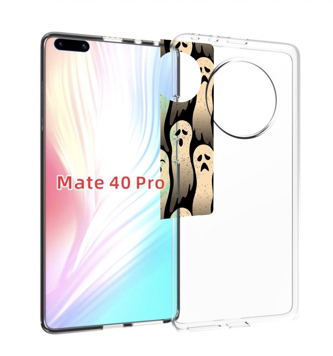 

Чехол MyPads разные души для Huawei Mate 40 Pro (NOH-NX9), Прозрачный, Tocco