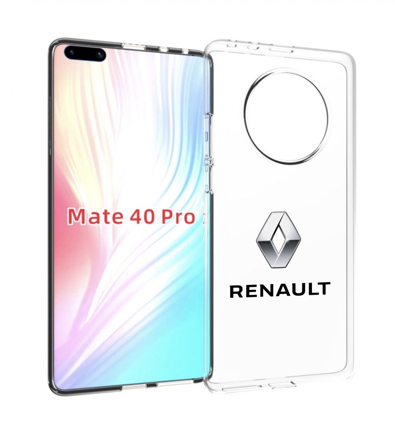 

Чехол MyPads рено-4 мужской для Huawei Mate 40 Pro (NOH-NX9), Прозрачный, Tocco