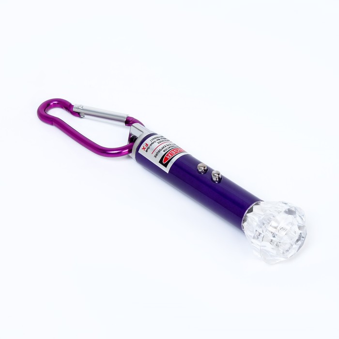 

Фонарь-лазер с карабином, 3 LED, 3 режима, 3 х 7.3 см, микс, Синий;серебристый;красный;черный;зеленый
