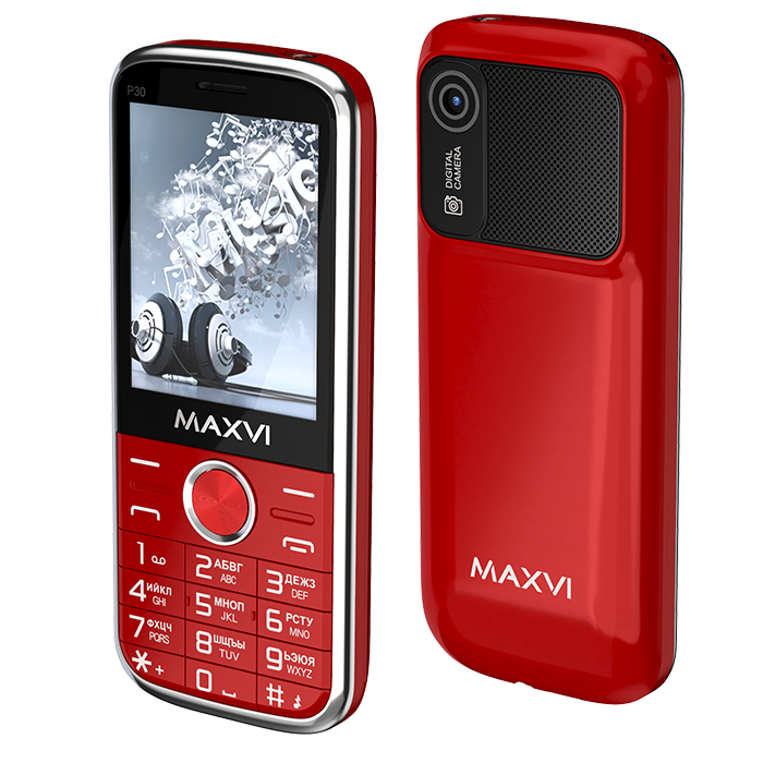 Мобильный телефон Maxvi Maxvi P30 красный