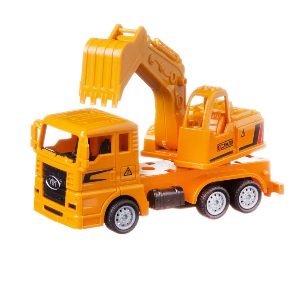

Набор игровой Abtoys Бетономешалка и подъемный кран, пластмассовые