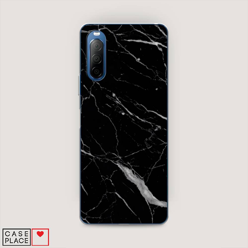 

Чехол Awog на Sony Xperia 10 II "Черный минерал", 54650-3