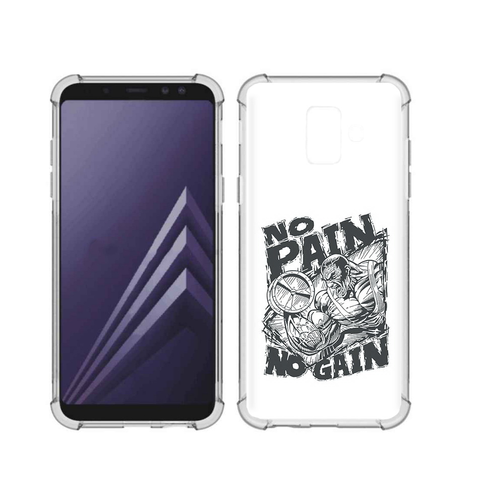 Чехол MyPads Tocco для Samsung Galaxy A6 (2018) бодибилдинг тяжелая работа