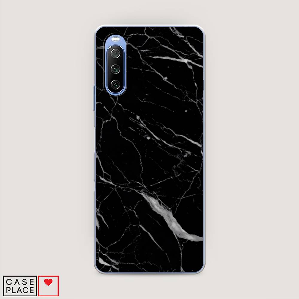 

Чехол Awog на Sony Xperia 10 III "Черный минерал", 54950-3