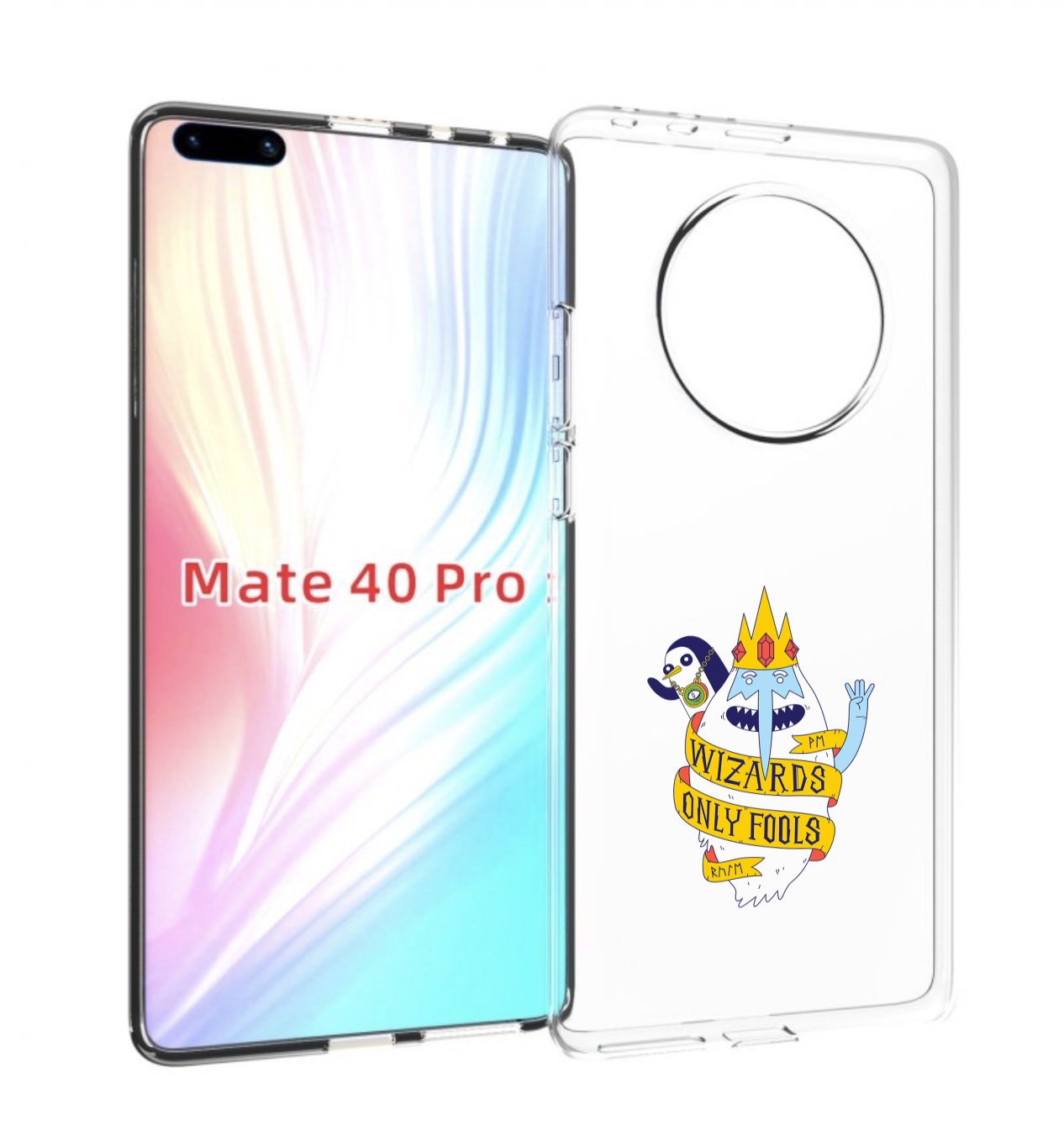 

Чехол MyPads время приключений снежный король для Huawei Mate 40 Pro (NOH-NX9), Прозрачный, Tocco