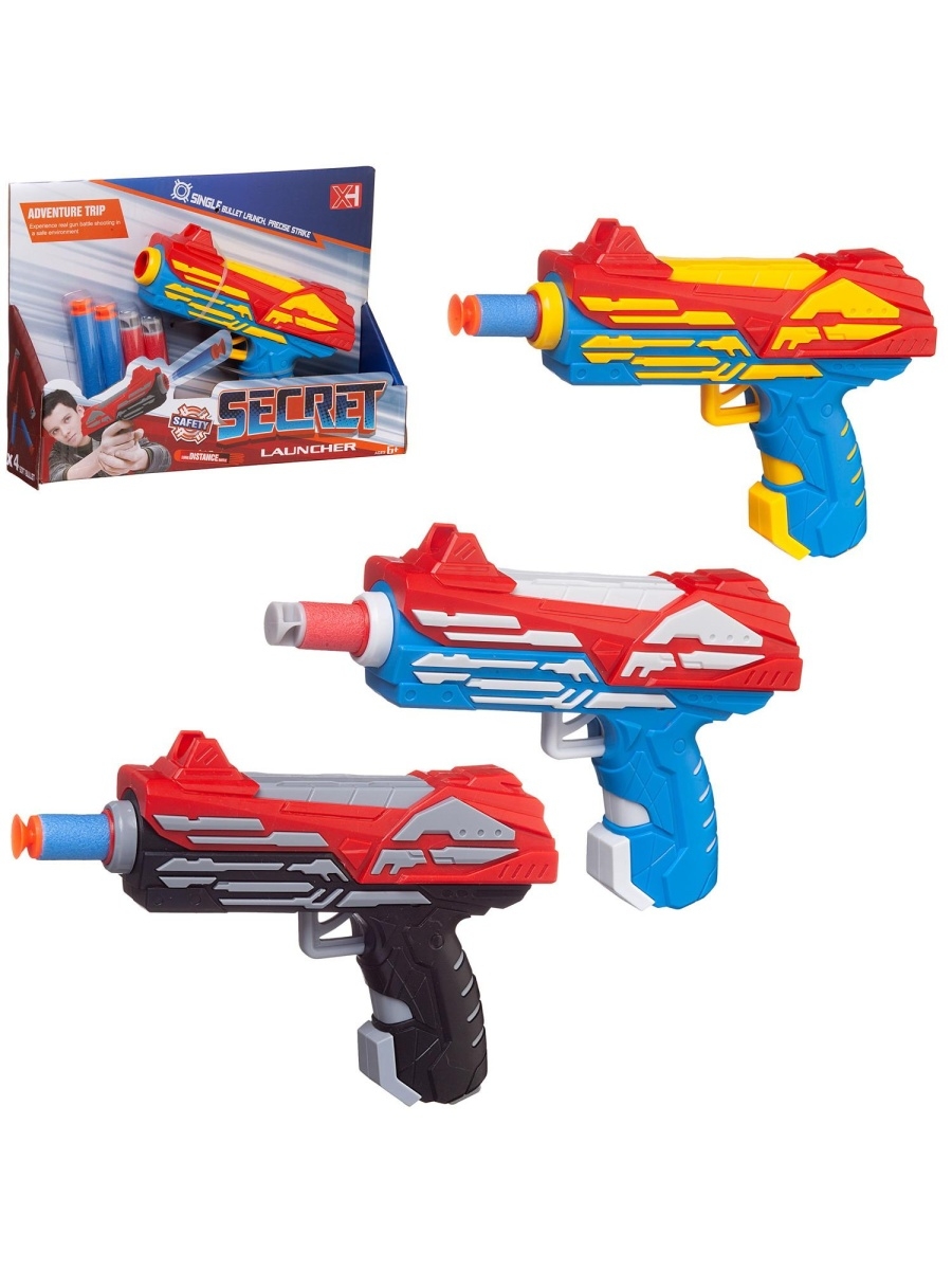

Бластер JUN Toys космический с 4-мя мягкими пулями, 145994-tn