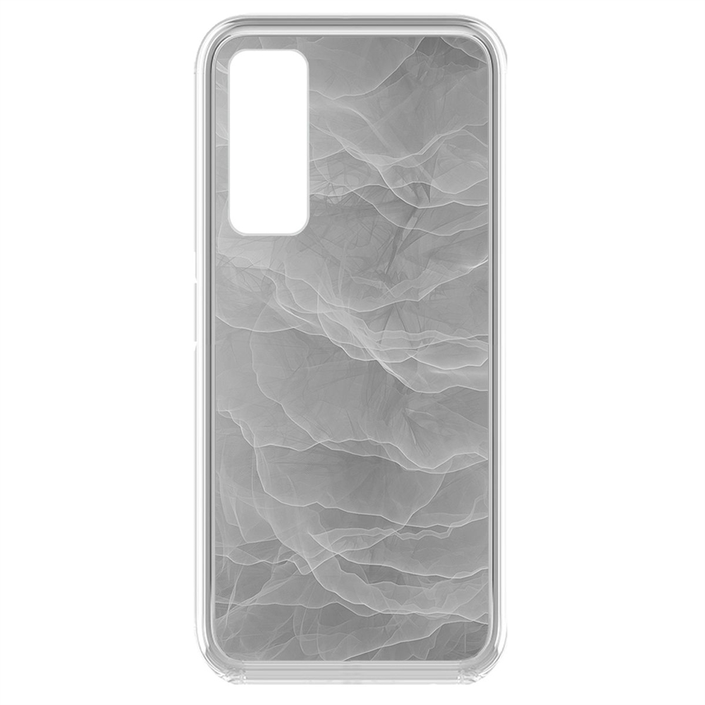 фото Чехол-накладка krutoff clear case абстракт туман для huawei p smart 2021